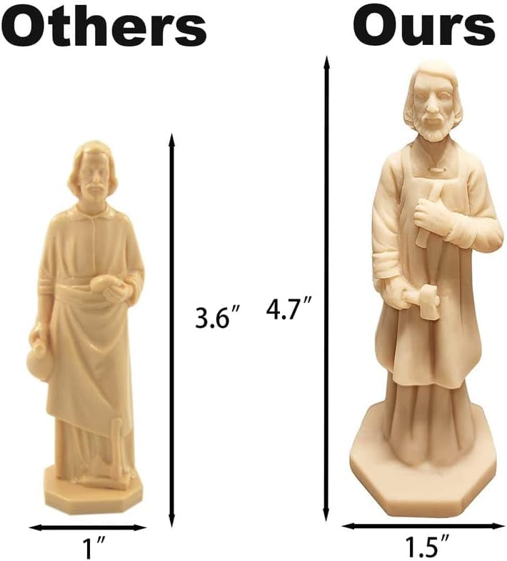 St. Joseph Statue for Home Selling Kit - 4.7-Inch Solid Resin Figurine