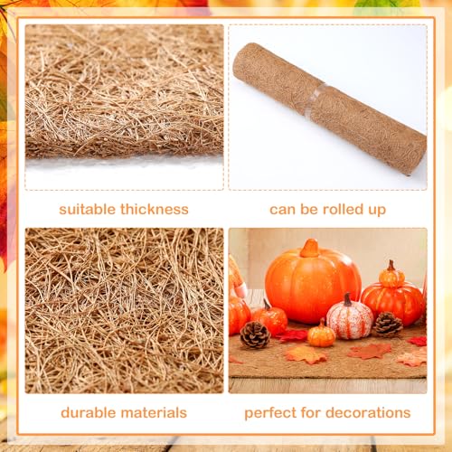 Natural Coconut Coir Fiber Liner Mat Roll (15 x 39 in) for Gardening
