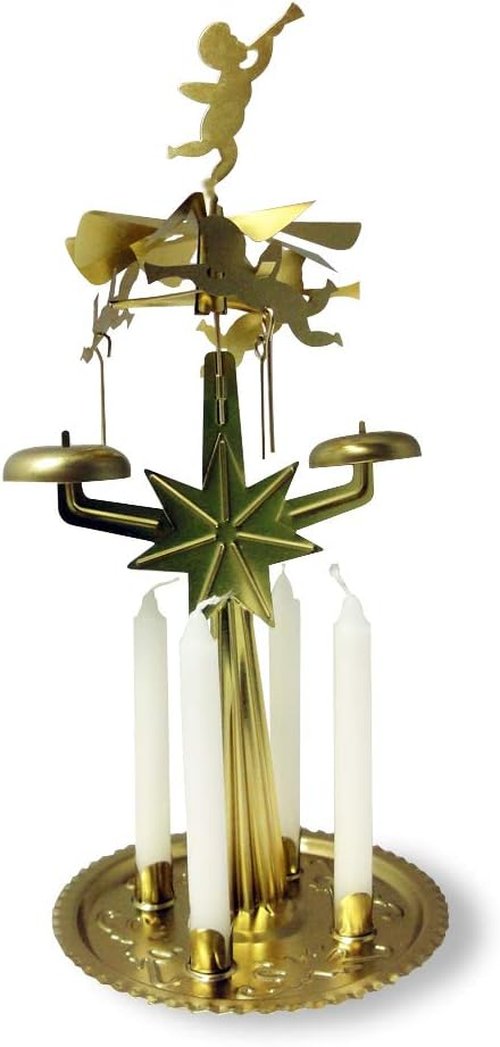 Idena Glockenspiel Lights - 4 Candle Musical Decoration | Charming Home Accent