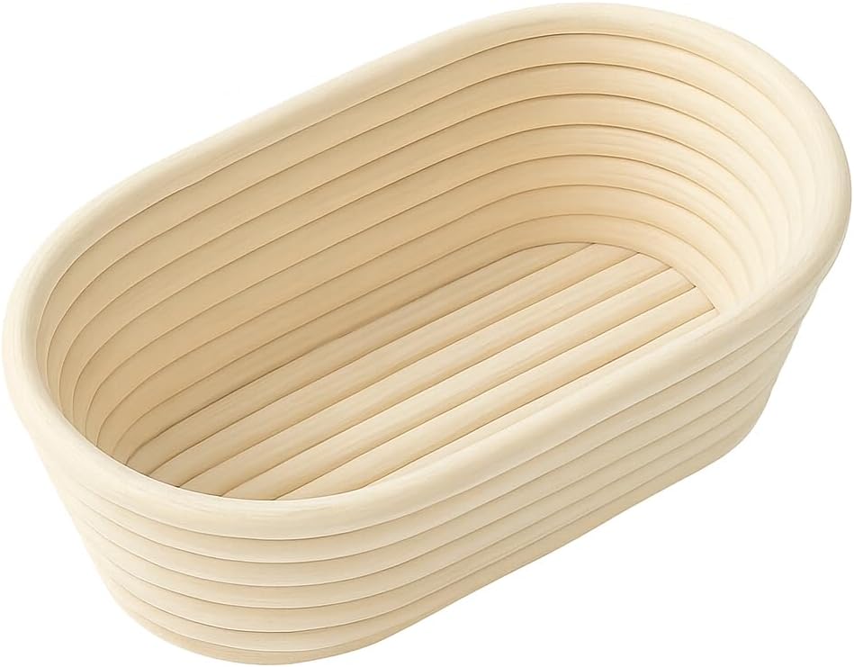 Saint Germain Bakery Premium Round Bread Banneton Basket - Ideal Brotform Proofing Basket for Beautiful Bread (10 Inch)