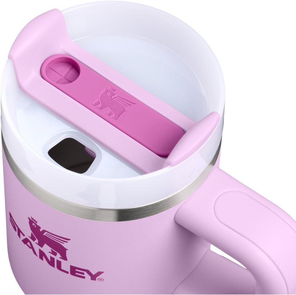 STANLEY Quencher H2.0 Tumbler - 14 oz Insulated Stainless Steel Cup with Handle & Straw | Soft Orchid