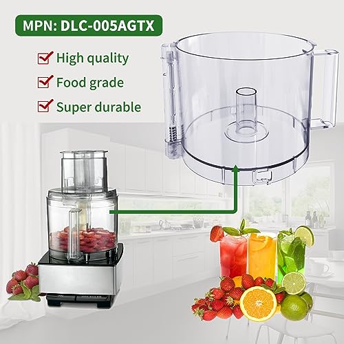 14-Cup Food Processor Work Bowl Replacement, 2-Tab Design