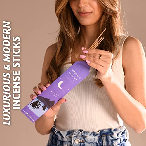 Natural Incense Sticks Variety Pack, 120 Count Hand-Rolled Aromatherapy