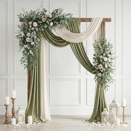130 Pcs Artificial Mixed Eucalyptus Stems - Faux Greenery for DIY Decor