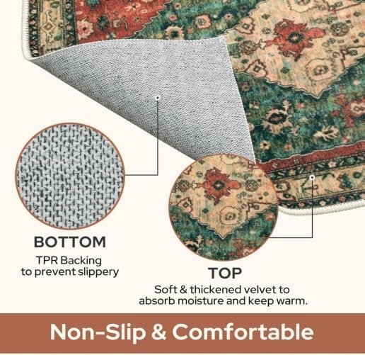 Indoor Mat - Lemon and Horse - Winter Washable Holiday Non Slip Bathroom Rug 32x20 Inch - Funny Classroom & Kitchen Decor - Variation of THIS listing