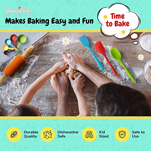 19-Piece Real Kids Baking Set and Cooking Kit with Safe Utensils