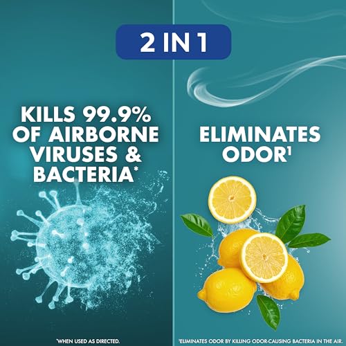 Simple Fresh Air Sanitizer Spray 10oz Pack of 3 - Odor Eliminator & Bacteria Killer