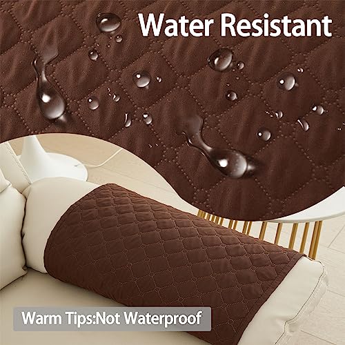 Recliner Armrest and Headrest Covers Set | Non-Slip Furniture Protectors