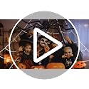 Giant 200" Halloween Spider Web with 59" Scary Spider Outdoor Decor