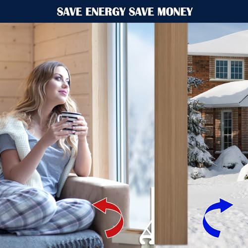 Self-Adhesive Door Draft Stopper - Under Door Brush Weather Seal, 39 Inch