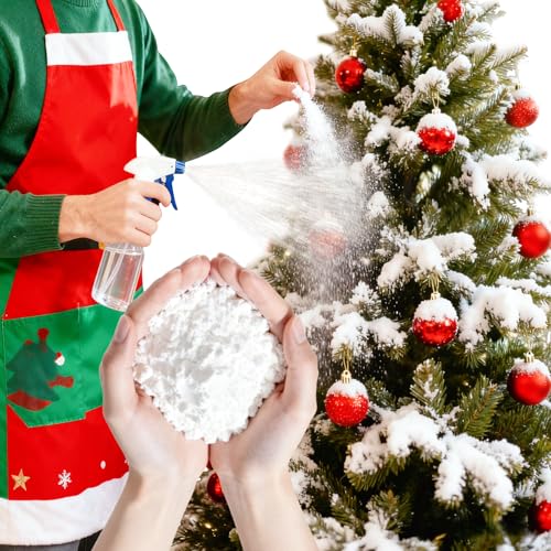 PJT 0.85lb Snow Flocking Powder Self-Adhesive Fake Snow Flock