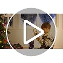Lighted Christmas Tree Topper - 3D Silver Star with LED Snowflake Projector