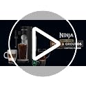 Single Serve Coffee Maker Combo for Pods and Grounds with Built-In Frother