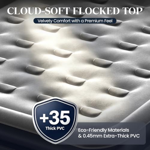 Queen Air Mattress with Built-In Pump - 18 Inch Raised Inflatable Bed
