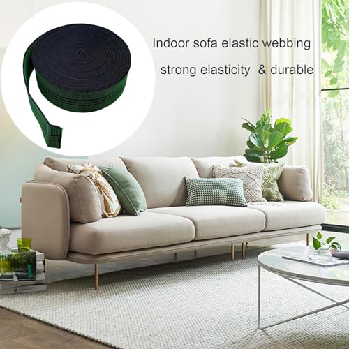 Elastic Upholstery Webbing for Chair and Sofa Repair, 2-Inch Wide, 32ft