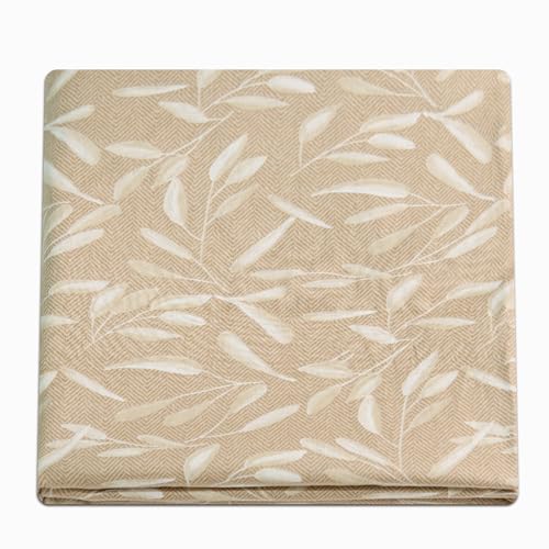 100% Cotton Futon Mattress Cover - Twin Size Washable Floor Mat Protector
