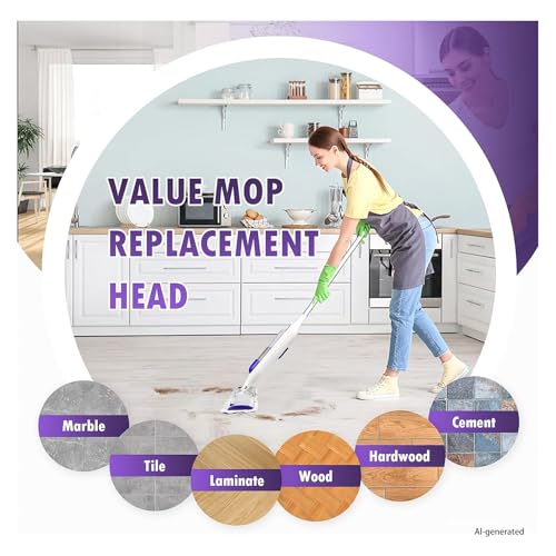 Chyodi 12 Pack Disposable Power Mop Refills for Swiffer Power Mop PM 12