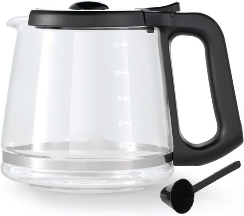 12 Cup Coffee Pot replacement Compatible Mr. Coffee replacement pot, Fit RF, LM, PC & SC series,BVMC-RF300, BVMC-MSX23, BVMC-MMX23,BVMC-SC12BL1-2,BVMC-PL12BL1-NP,BVMC-EM100 Series, Free coffee spoon
