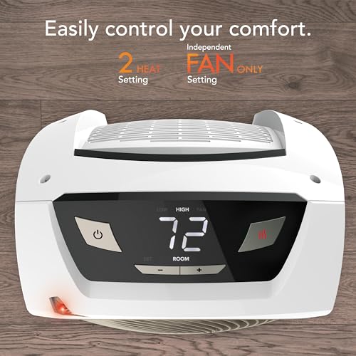 Whole Room Electric Space Heater with Auto Climate and Digital Display