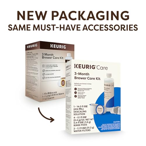 3-Month Coffee Maker Maintenance Kit - Descaler, Filters & Rinse Pods
