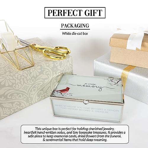 In Loving Memory Keepsake Box - Bereavement Gift & Photo Storage Decor