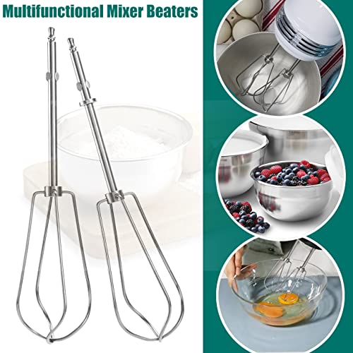 Stainless Steel Hand Mixer Beaters Replacement Set of 2