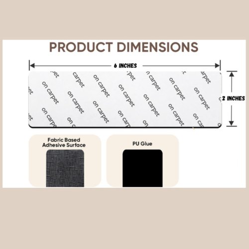 Gripper | Double-Sided Anti-Slip Rug Tape - 16-Pack for Hardwood Floors & Tiles, Prevents Sliding