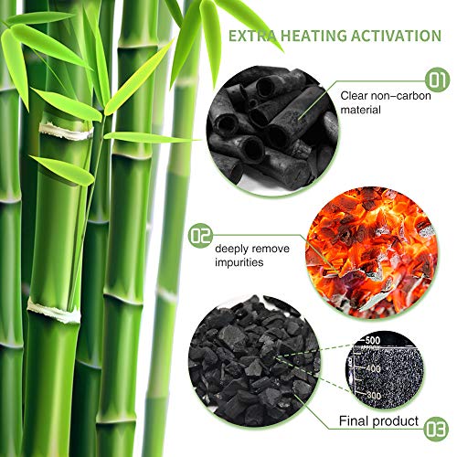 Bamboo Charcoal Air Purifying Bag 6 Pack Natural Shoe Deodorizer