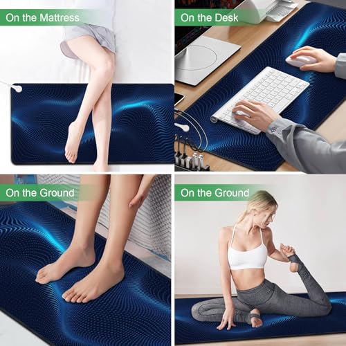 Grounding Mat for Bed - Anti-Static Earthing Pad (Queen, 60"x27")