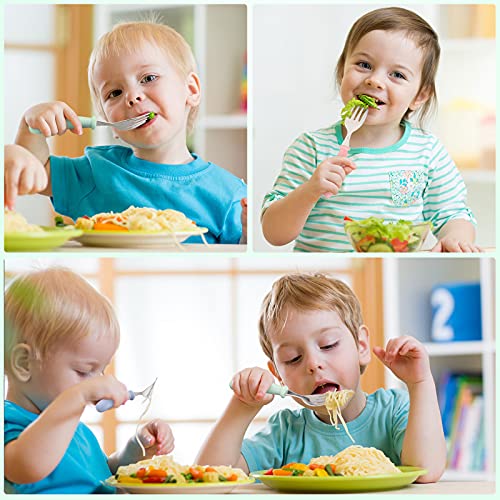 Toddler Utensils Stainless Steel Fork and Spoon Set with Case