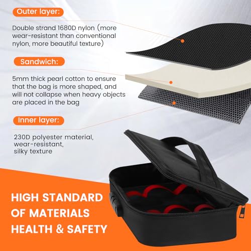 Lockable Storage Bag with Combination Lock - Medium Protective Travel Case