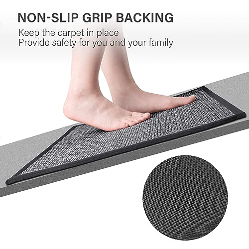 2-Piece Washable Kitchen Rug Set, Non-Slip Absorbent Runner Floor Mats