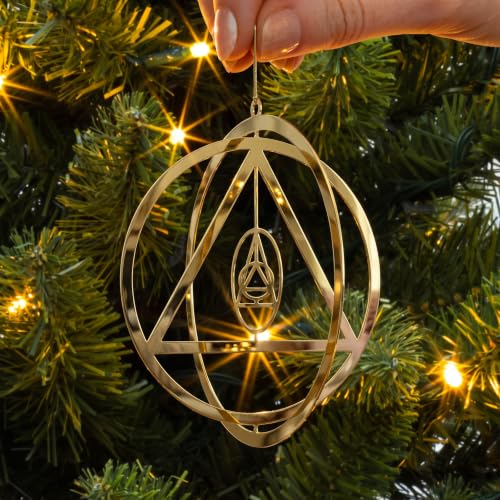 The Token Shop 5 Pack 3D AA Sobriety Christmas Ornaments Set - Sober Gifts