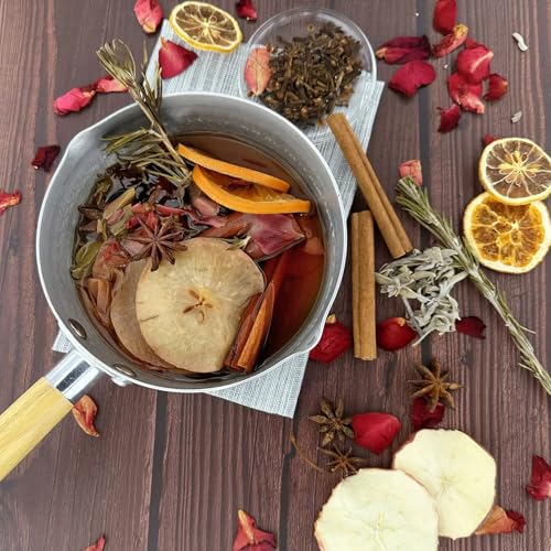 Natural Stovetop Simmer Pot Potpourri Kit with Dried Fruit and Spices