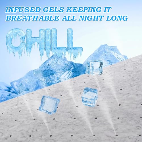 Cooling Memory Foam Mattress Topper Twin XL – 3 Inch CertiPUR-US