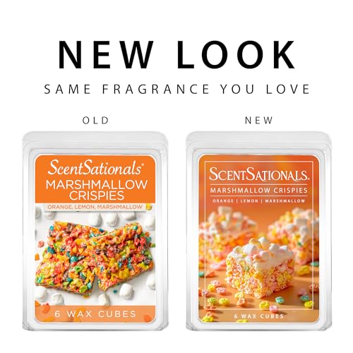 Marshmallow Crispies Scented Wax Melts - Citrus & Vanilla Home Fragrance