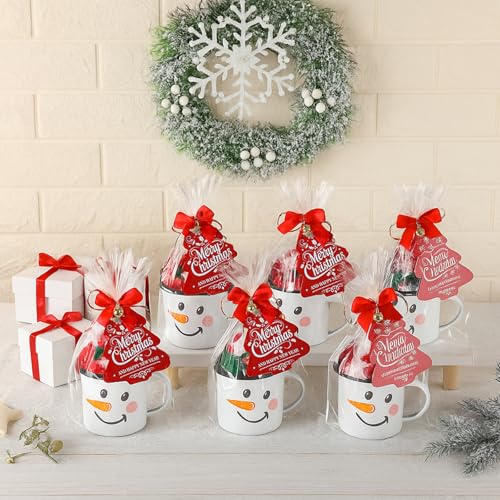Yungyan 6‑Piece Christmas Mug & Fuzzy Socks Gift Set for Women