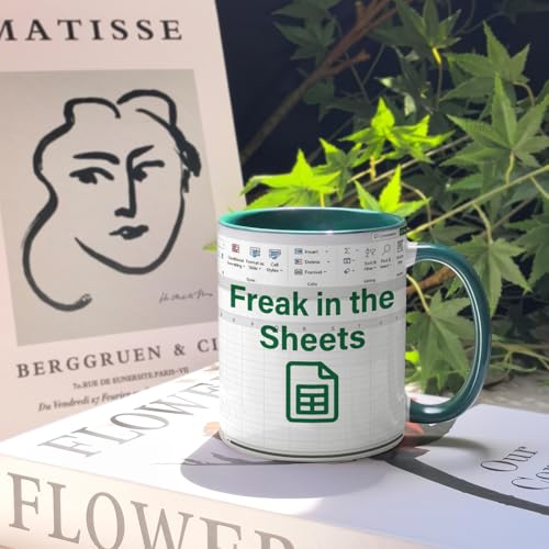 Funny Coffee Mug Gift for Accountant - Spreadsheet Office Humor 11oz