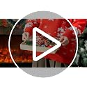 24 Pcs 12-Inch Christmas Wreaths with Red Bows - White Decorative Winter Decor (Variation: White)