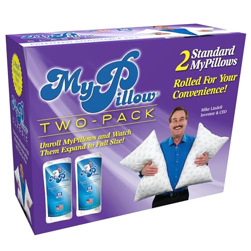 Standard Size Bed Pillows Set of 2 - Optimal Support for All Sleepers