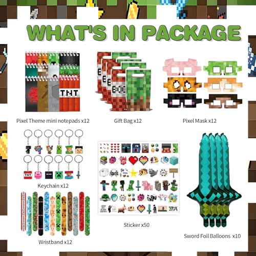 120-Piece Kids Birthday Party Favors Set with Stickers, Bags, and Toys
