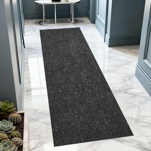 2x8 ft Waterproof Outdoor Runner Rug, Non-Slip Felt Carpet for Hallway