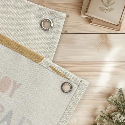 Boho Linen Wall Banner 20x30 Inch Neutral Classroom and Nursery Decor