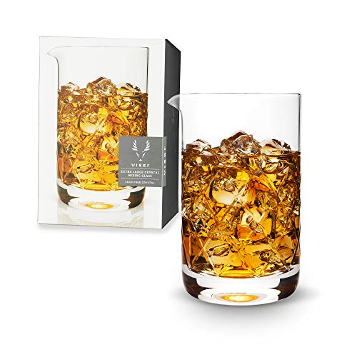 26 oz Lead-Free Crystal Cocktail Mixing Glass for Home Bar Mixology