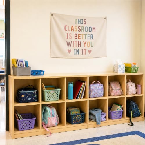 Boho Rainbow Classroom Wall Banner - Motivational Teacher Decor Flag