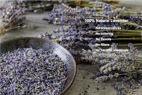 2 lbs Dried Lavender Buds - Ultra Blue Natural Culinary Grade Flowers