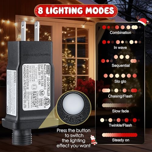 ElectricWise 4PCS 30V 12W Class 2 Power Supply for Christmas String Lights