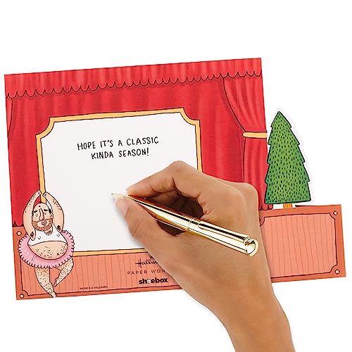Butt Cracker Hallmark Paper Wonder Funny Pop Up Christmas Card