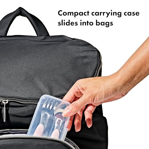 Toddler Fork and Spoon Travel Set with Case