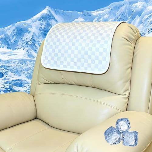 Cooling Headrest Cover for Recliners & Sofas - Non-Slip, Washable
